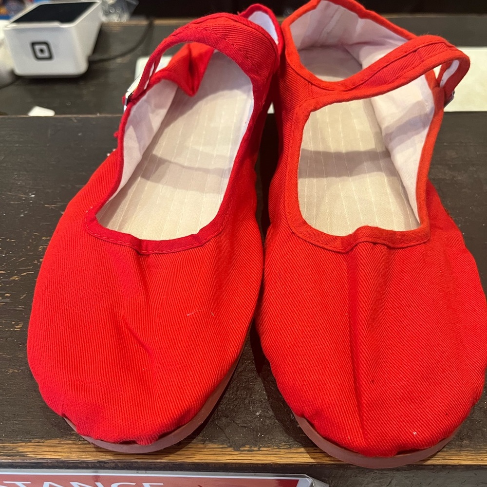 Red china doll shoes size 36 china